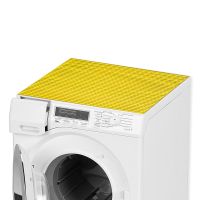 Waschmaschinenauflage Waschmaschine Abdeckung gelb zuschneidbar