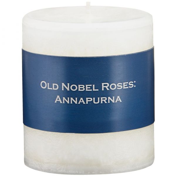 Duftkerze einfarbig ätherische Duftöle uni Ø 7x7,5 cm Old Nobel Roses Annapurna