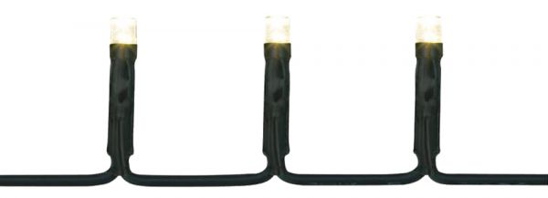 LED Minilichterkette Mini Lichterkette warmweiß / grünes Kabel 10-flammig
