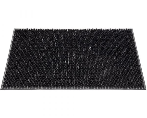 Fußmatte Türmatte OUTDOOR Gummi Bürsten wetterfest 40x60 cm 1 Stk - schwarz