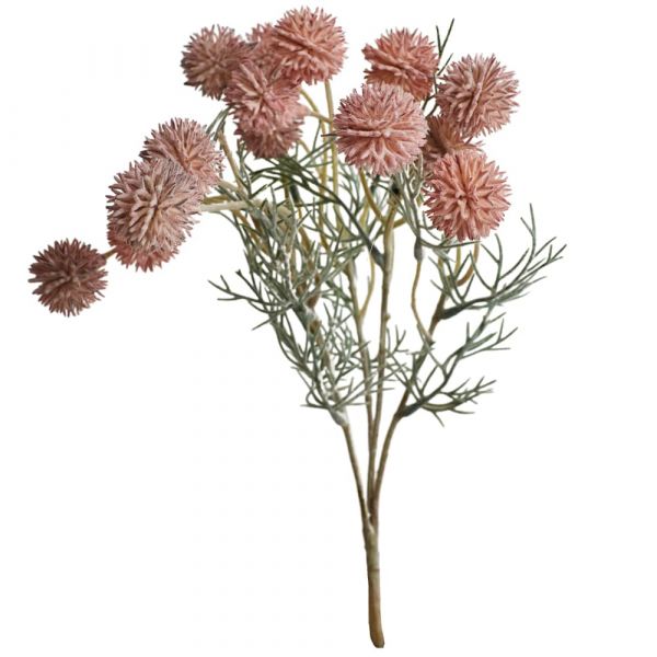 Doldenbusch Blütenbusch Kunstblume 14 Dolden Kunststoff 1 Stk Ø 3x38 cm rosa