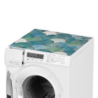 Waschmaschinenauflage NOVA SKY rutschfest Schuppen blau 65x60 cm