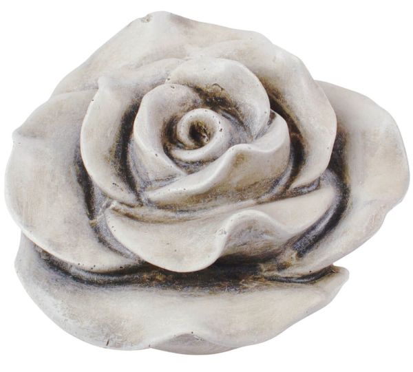 Grabschmuck Rose für Grabgestecke & Urnengräber Poly Ø 10 cm