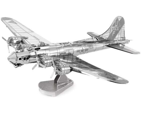 3D Metall Steckbausatz B-17 Flying Fortress Flugzeug 14,7 cm ab 14 Jahre