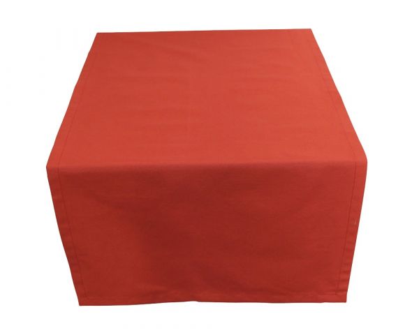 Tischläufer INGRID Mitteldecke einfarbig uni 50x150 cm orange