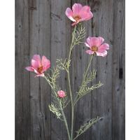 Schmuckkörbchen Kunstblume Cosmea Blütenstiel Kunstpflanze 95 cm 1 Stk - rosa