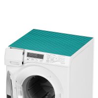 Waschmaschinenauflage Waschmaschine Abdeckung zuschneidbar türkis