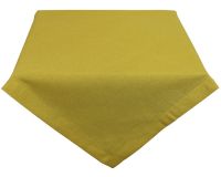 Tischdecke JANIN einfarbig Mitteldecke uni curry gelb 85x85 cm