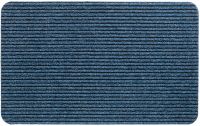 Fußmatte RIPS UNI Ripsmatte Türmatte Indoor rutschfest 40x60 cm - Blau
