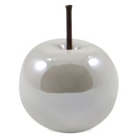 Deko Apfel Dekoobst Frühlingsdeko 1 Stk. weiß Ø 8 cm