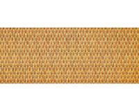 Bodenbelag NOVA SKY Läufer Rattan Muster aus Polyester in braun 1 Stk 65x140 cm