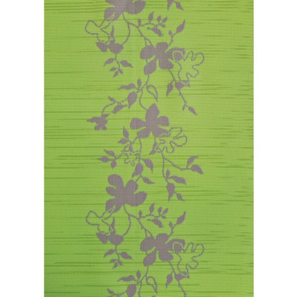 Tischläufer ORLANDO Outdoor Mitteldecke Blumen Polyester grün 1 Stk 40x150 cm