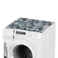 Waschmaschinenauflage zuschneidbar Waschmaschine Stein blau