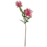 Strahlen Chrysantheme künstlich Deko Blume Kunstblume Herbst 1 Stk - rosa