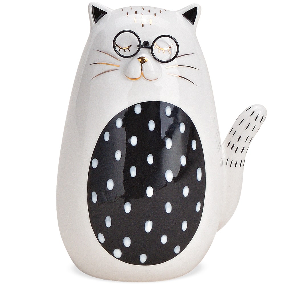 12 Stück Brillenhalter Brillenständer Keramik Katze Hund Neu