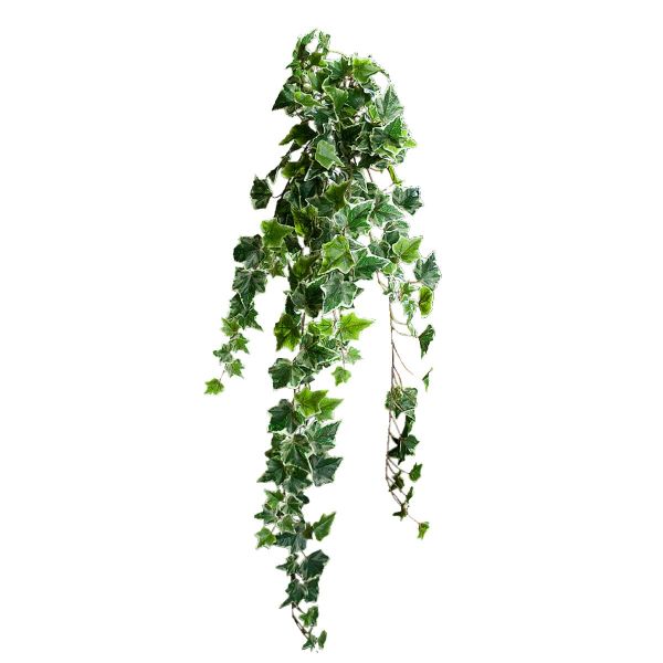 Efeu Ranken 80cm Kunstpflanzen in grün-weiß