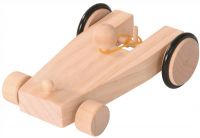 Auto Fahrzeug Gummiantrieb Holz Bausatz Bastelset vorgefertigt Kinder ab 7 Jahre