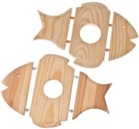 Untersetzer Fisch Topfuntersetzer Topfunterlage Holz Bausatz Kinder ab 10 Jahren