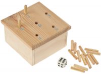Würfelspiel Holz Bausatz Werkset mit Spielanleitung ab 11 Jahren