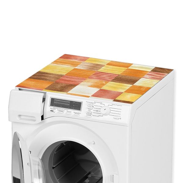 Waschmaschinenauflage Waschmaschine Abdeckung Würfel bunt zuschneidbar