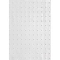 Tischdecke FANCY GLOSS Würfel Muster Tischtuch Polyester weiß 1 Stk 130x160 cm
