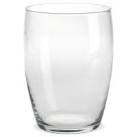 Vase Glas Dekoglas Glasvase Blumenvase bauchig weite Öffnung – Ø 14x19,5 cm