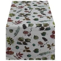 Tischläufer ANJA Blätter Heimtextilien Mitteldecke bunt Baumwolle 50x150 cm