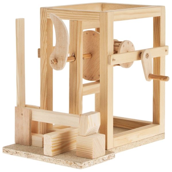 Leonardo Da Vinci Hammerwerk historischer Mechanismus Holz Bausatz ab 12 J.