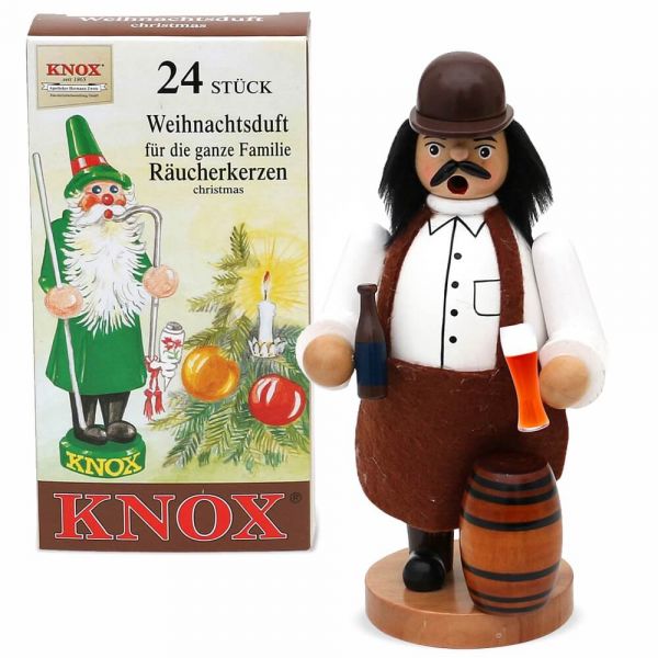 Räuchermännchen Holz 16-20cm Weihnachten viele Berufe / Designs & Räucherkerzen