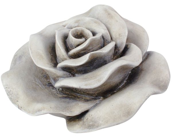 Grabschmuck Rose für Grabgestecke & Urnengräber Poly Ø 14 cm