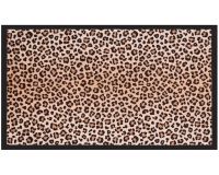 Fußmatte Fußabstreifer Decor & Rand Leoparden Muster natur waschbar 40x75 cm