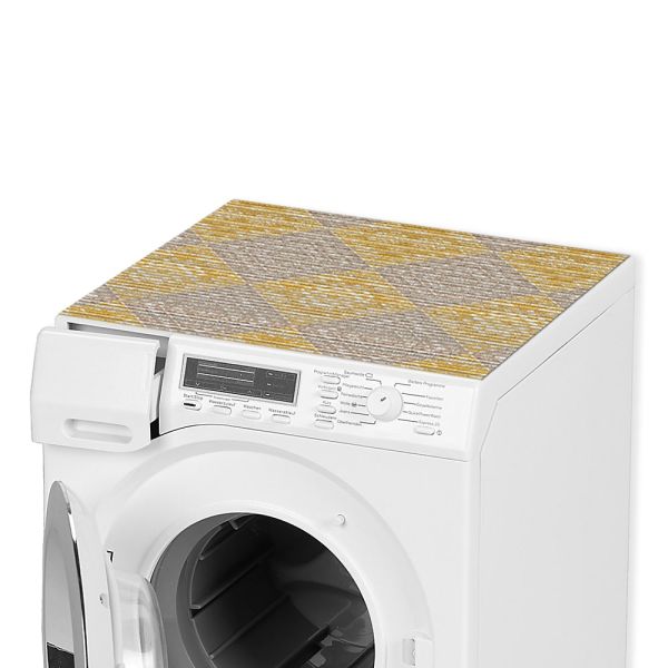 Waschmaschinenauflage Waschmaschine Abdeckung Vintage bunt zuschneidbar