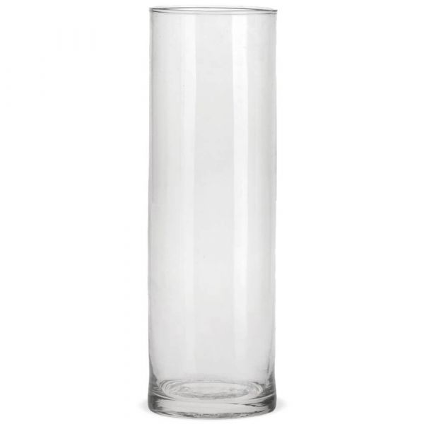 Vasen Glas Dekogläser Glasvasen Blumenvasen Zylinder hoch rund 1 Stk - 3 Größen