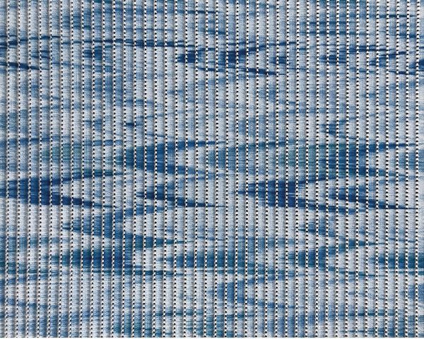 Bodenbelag NOVA SKY Läufer Wellen Muster aus Polyester in blau 1 Stk 65x100 cm