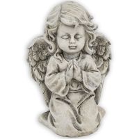 Grabschmuck Engel Figur betend Grabengel Deko 12 cm