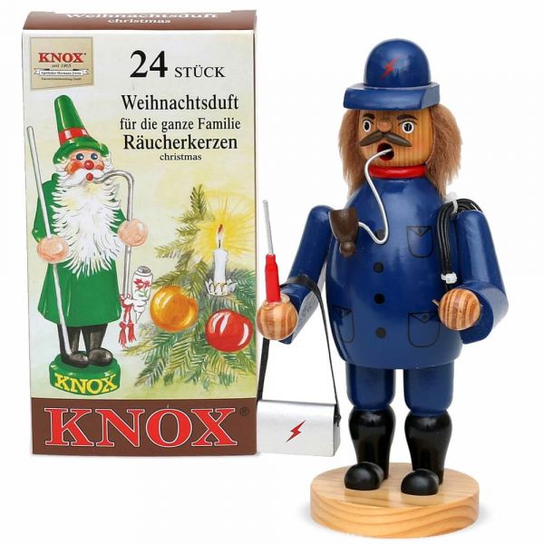 Räuchermännchen Holz 20 cm Weihnachten viele Berufe / Designs & Räucherkerzen