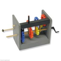 3-Gang Getriebe Modell Bausatz Kinder Werkset Bastelset - ab 12 Jahren