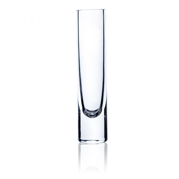 Zylinderförmige Glas Vase Glasvase Dekoglas klar 1 Stk. Ø4x18 cm