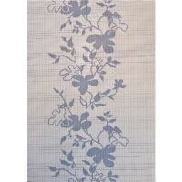 Tischläufer ORLANDO Outdoor Mitteldecke Blumen Polyester weiß 1 Stk 40x150 cm
