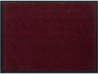 Fußmatte Schmutzfangmatte mit Rand Indoor Uni meliert 40x60 cm - Rot