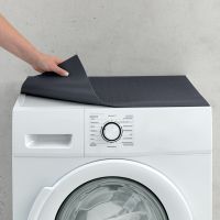 Waschmaschinenauflage Waschmaschine Abdeckung  schwarz zuschneidbar