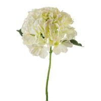 Hortensienblüte hochwertig verarbeitet Kunststoff Ø 20x40 cm 1 Stk weiß