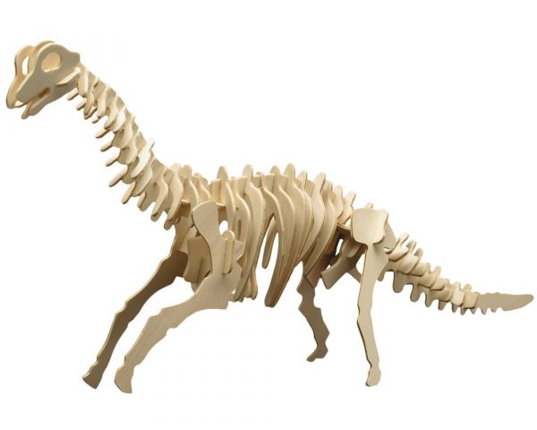 Dino Brachiosaurus 3D Holz Steckbausatz Bausatz Kinder Bastelset ab 8 Jahren