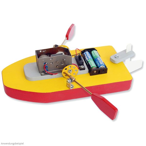 Ruderboot mit Elektroantrieb Bausatz Kinder Werkset Bastelset - ab 11 Jahren