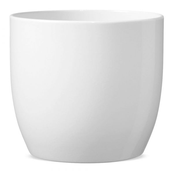 1 Stk 12x10 Keramik klassisch cm weiß Übertopf kaufen glänzend Ø Blumentopf