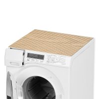 Waschmaschinenauflage Waschmaschine Abdeckung zuschneidbar beige