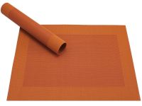 Tischset Platzset BORDA orange 1 Stk. Kunststoff gewebt abwaschbar