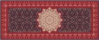 Teppichläufer Küchenläufer Teppich Perser Ornamente Stern rot waschbar 60x150 cm