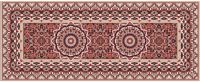 Teppichläufer Küchenläufer Teppich Perser Stern Ornament beige waschbar 60x150 cm