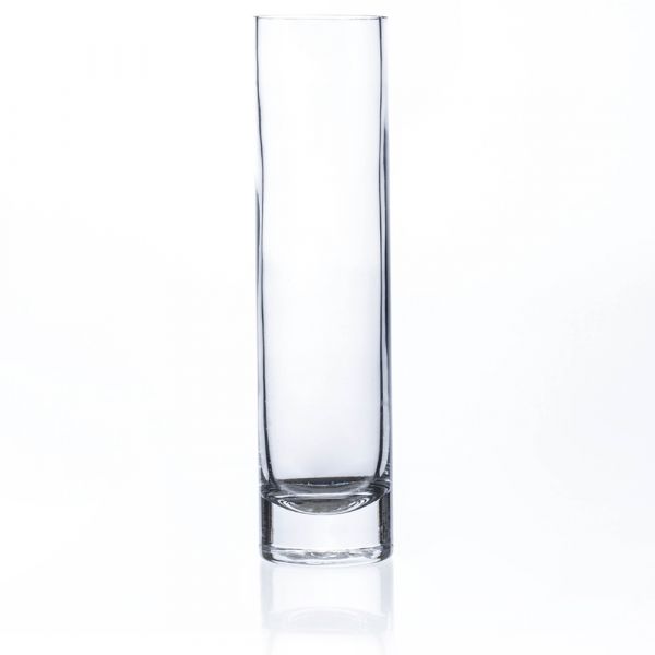 Zylinderförmige Glas Vase Glasvase Dekoglas klar 1 Stk. Ø6x24 cm